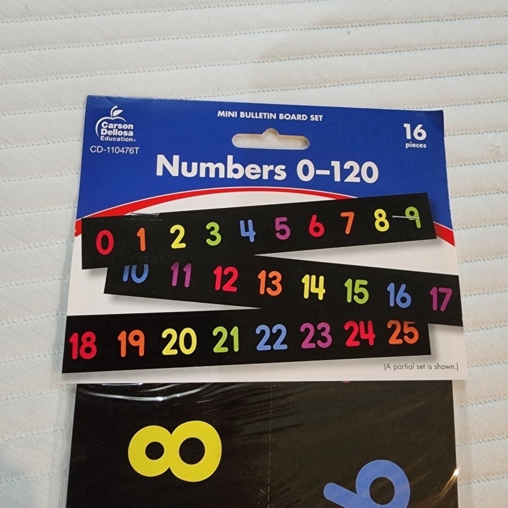Classroom number line 0-120 NWT